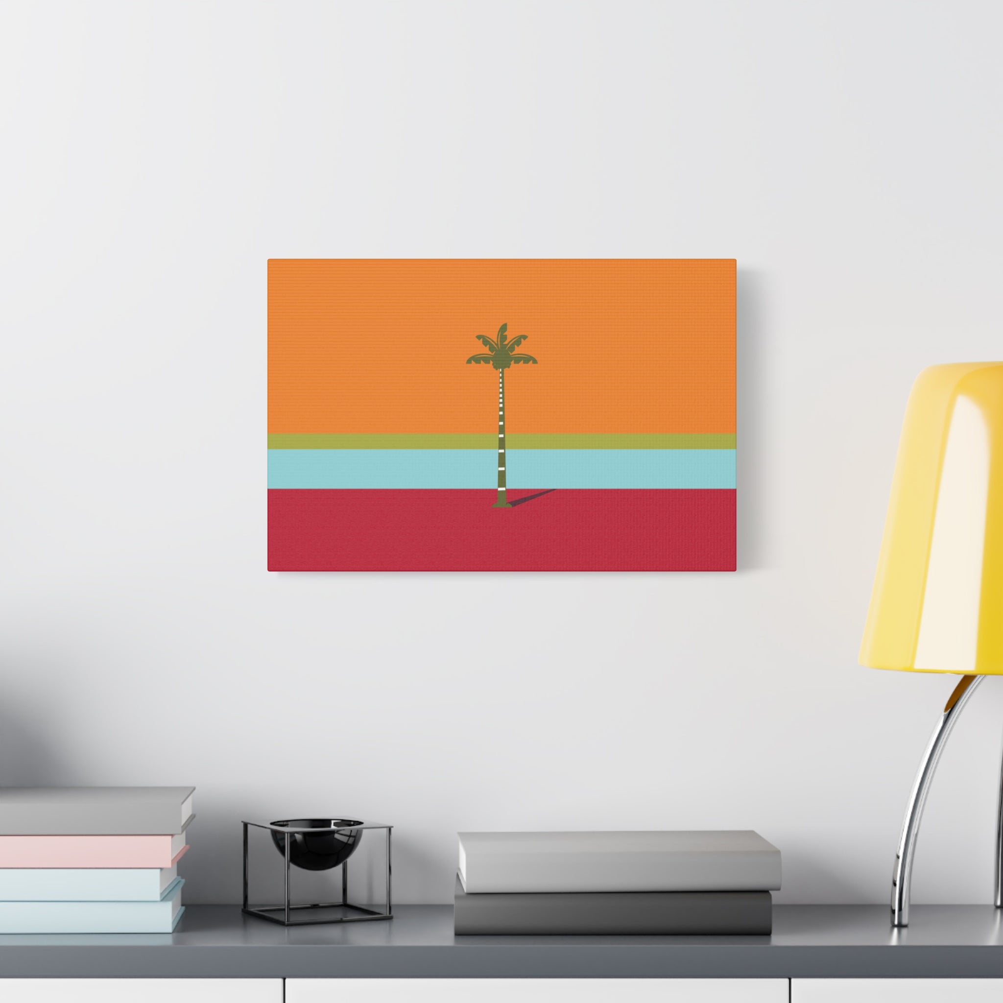 Marrakech — Minimalist Palm Tree Warm Desert Style Wall Art