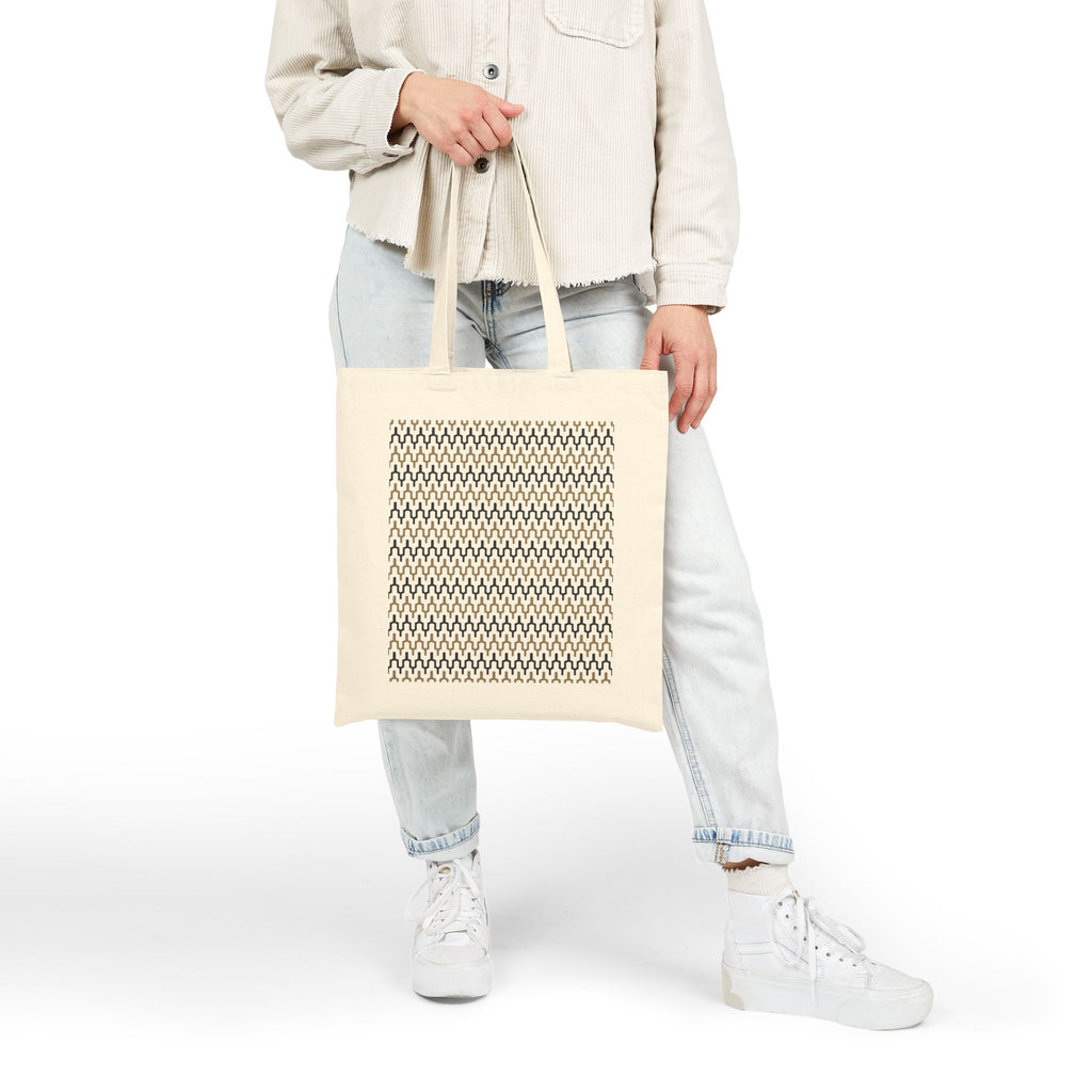 Fes — Printed Cotton Tote Bag Moroccan Inspired Design Pattern