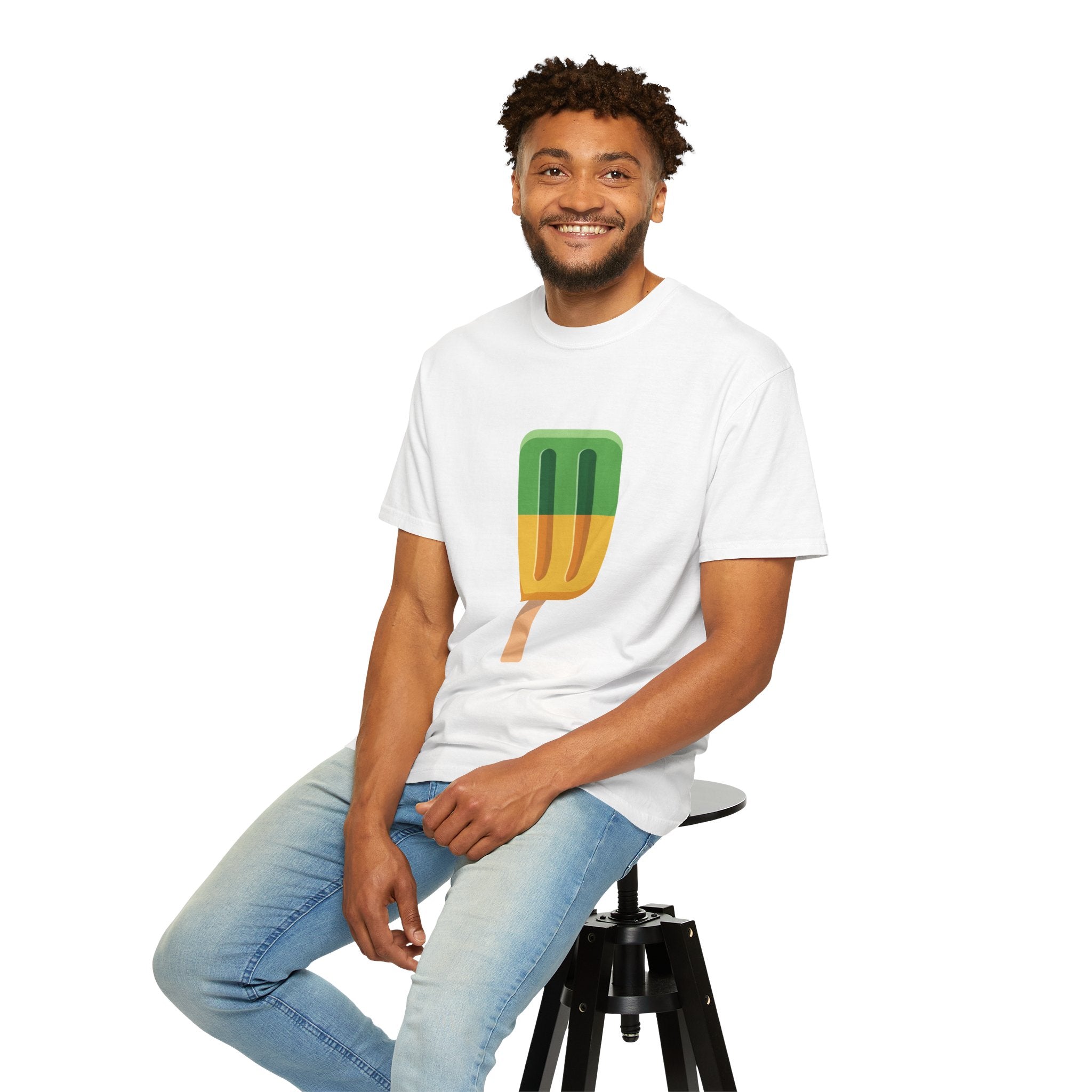 Polo — Minimalist Multicolor Popsicle Graphic T-Shirt