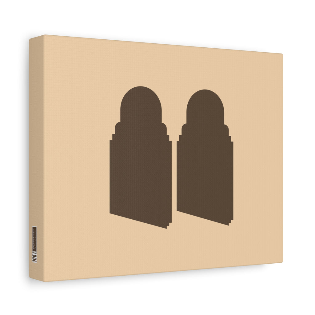 Entrance — Minimalist Moroccan Tombstone Silhouette Wall Art
