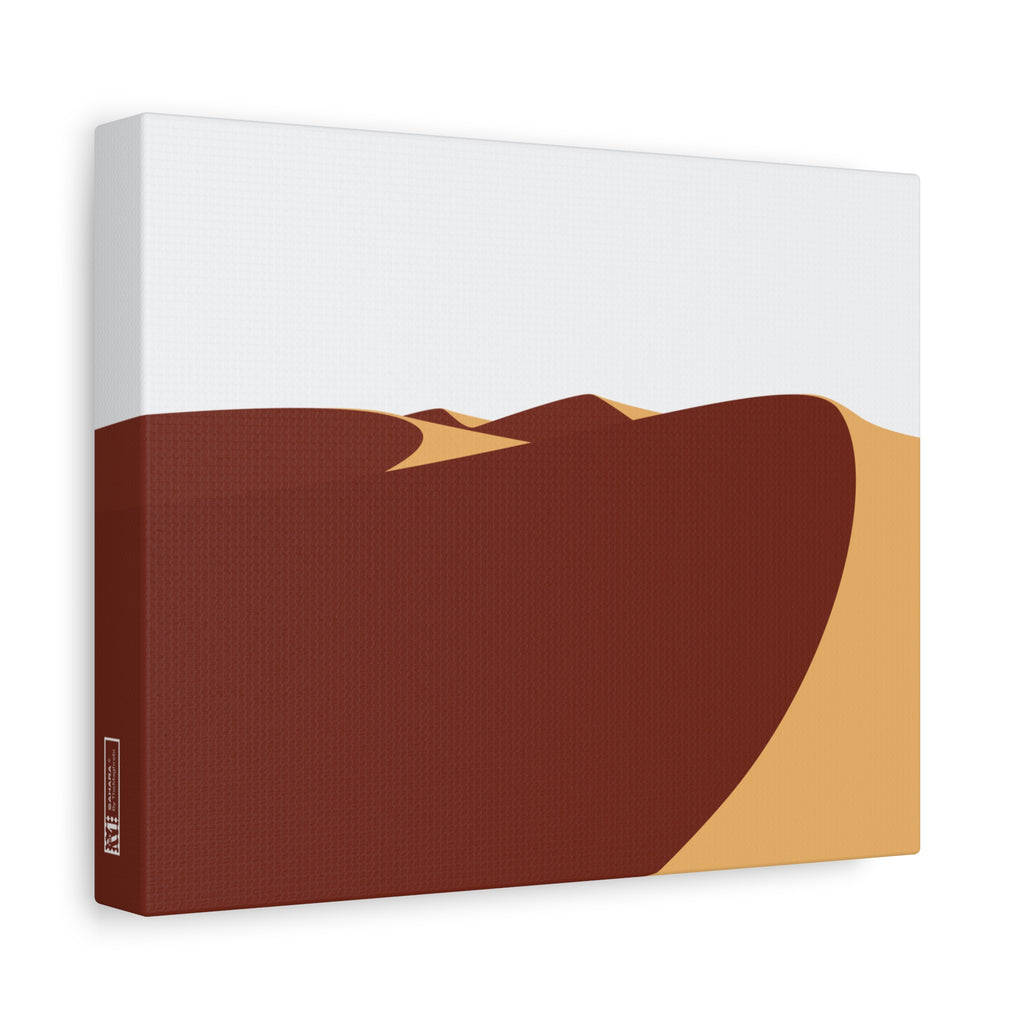 Sahara — Desert Sand Dunes Minimalist Landscape Wall Art