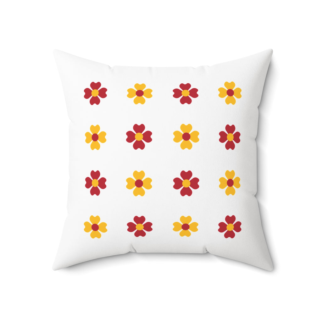 Zemmouri — Traditional Authentic Moroccan Berber Design Square Pillow
