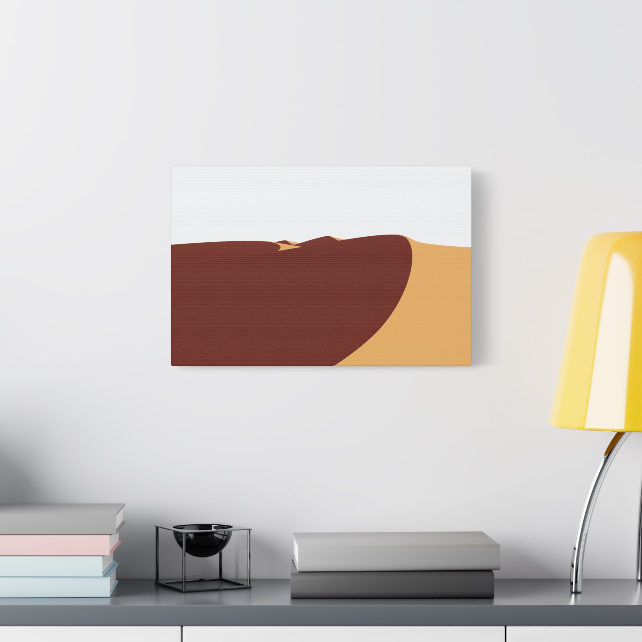 Sahara — Desert Sand Dunes Minimalist Landscape Wall Art