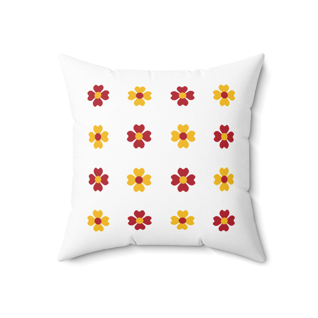 Zemmouri — Traditional Authentic Moroccan Berber Design Square Pillow