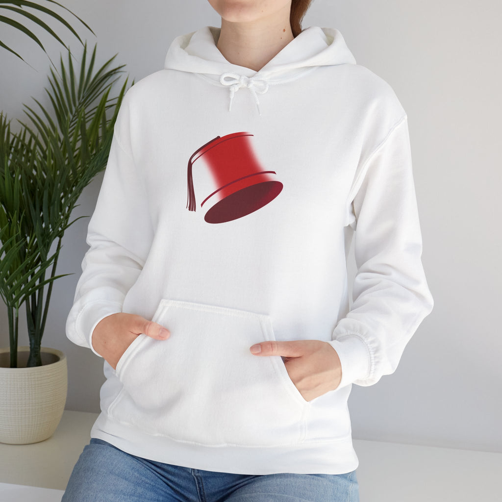 Moroccan Tarbush (Fez) Heritage Hoodie - Cozy Minimalist Sweatshirt