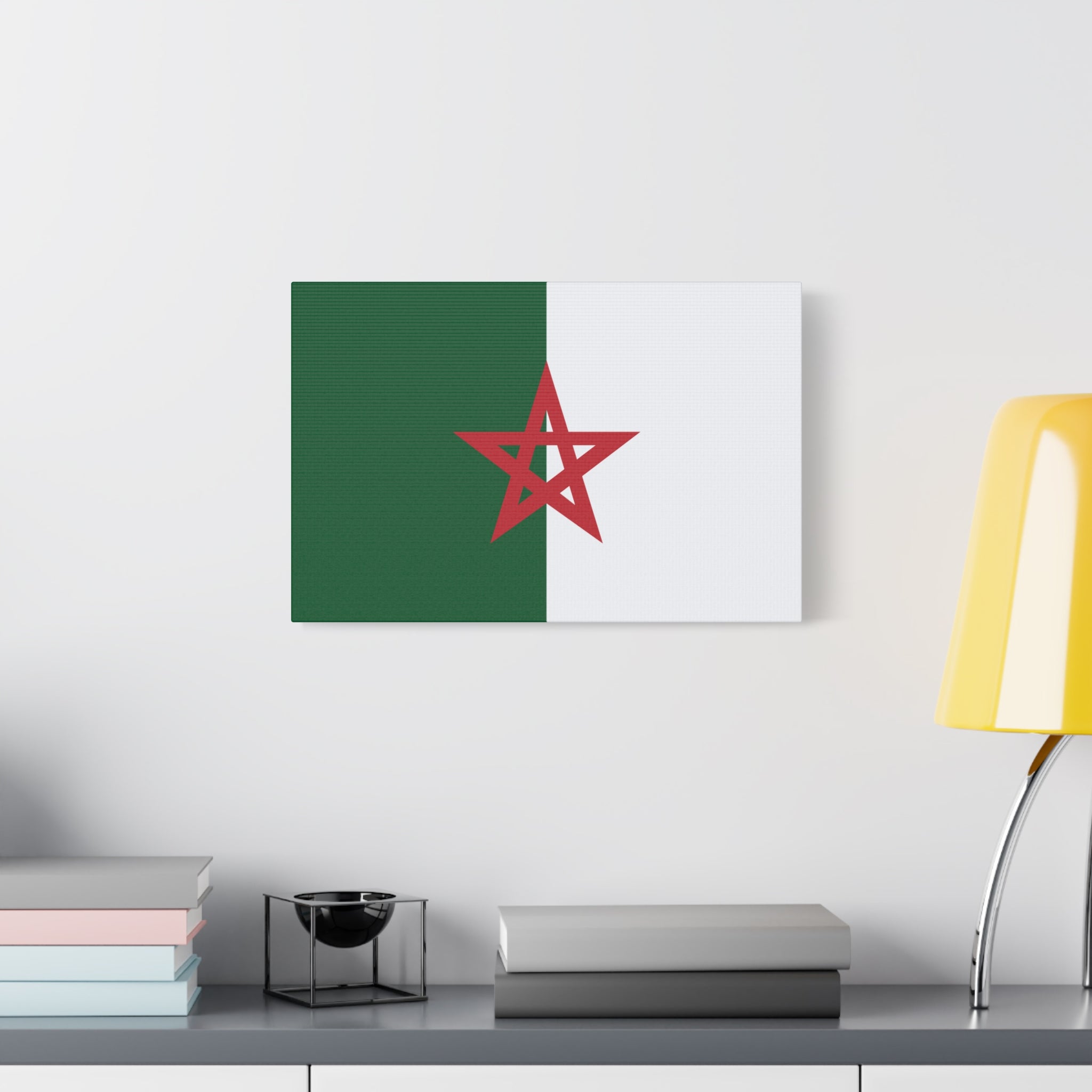 Morregia – Affiche murale Drapeau de l'unité maroco-algérienne