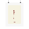 Blood — Minimalist Arabic Calligraphy Matte Vertical Poster