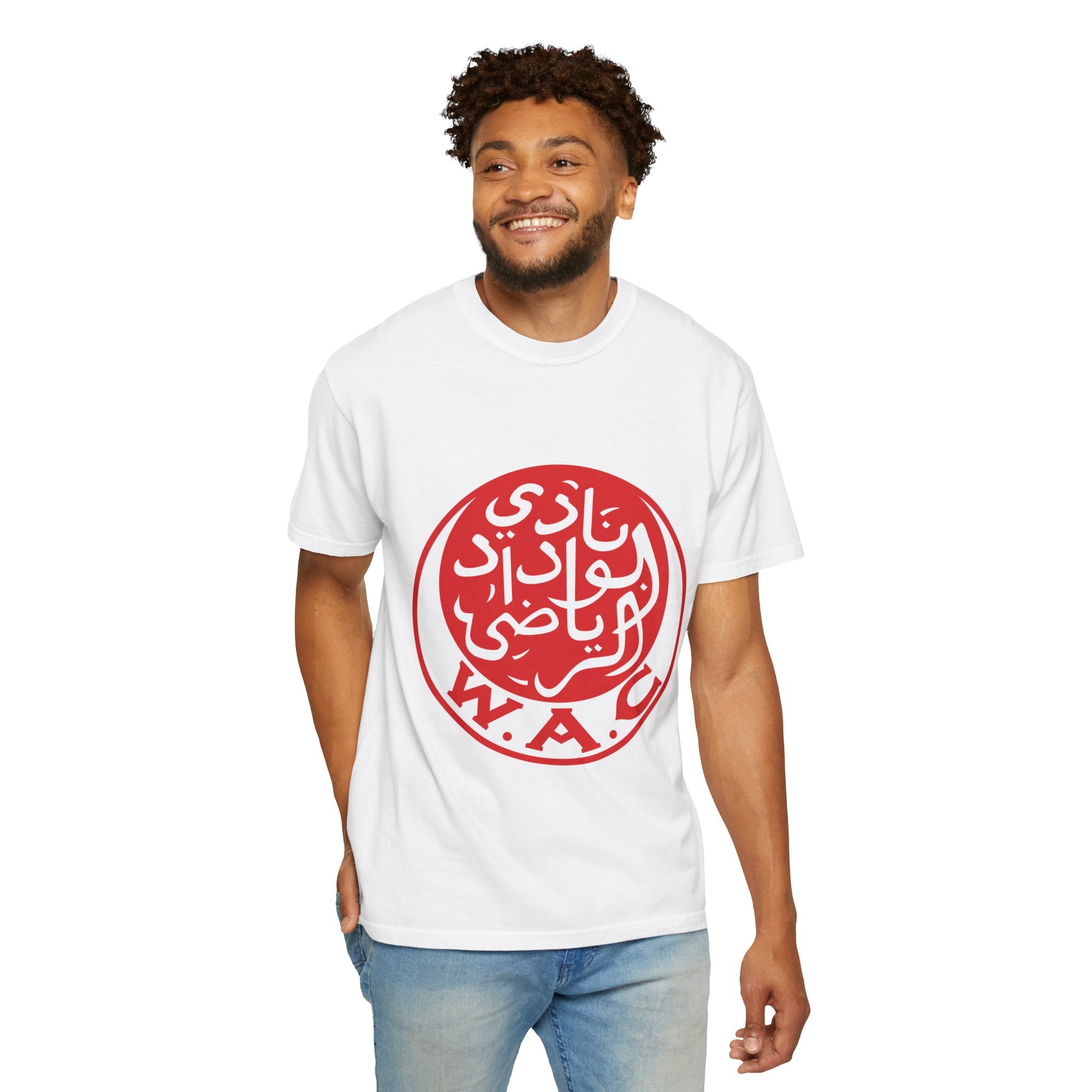 Wydad — T-shirt graphique vintage minimaliste du WAC