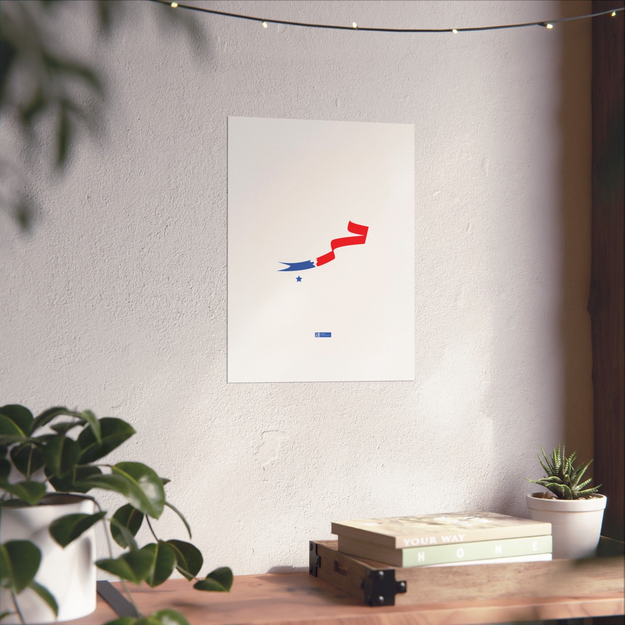 War — Patriotic Minimalist Arabic Calligraphy Matte Vertical Poster