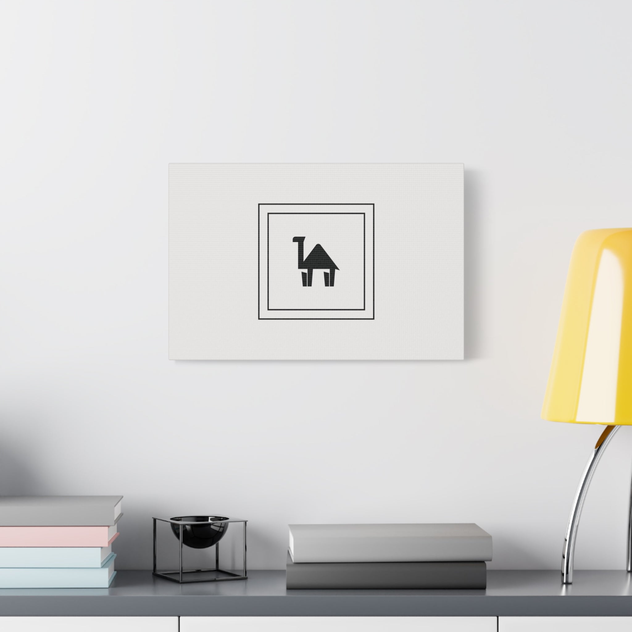 Zemmouri — Minimalist Black Camel Berber Silhouette Wall Art