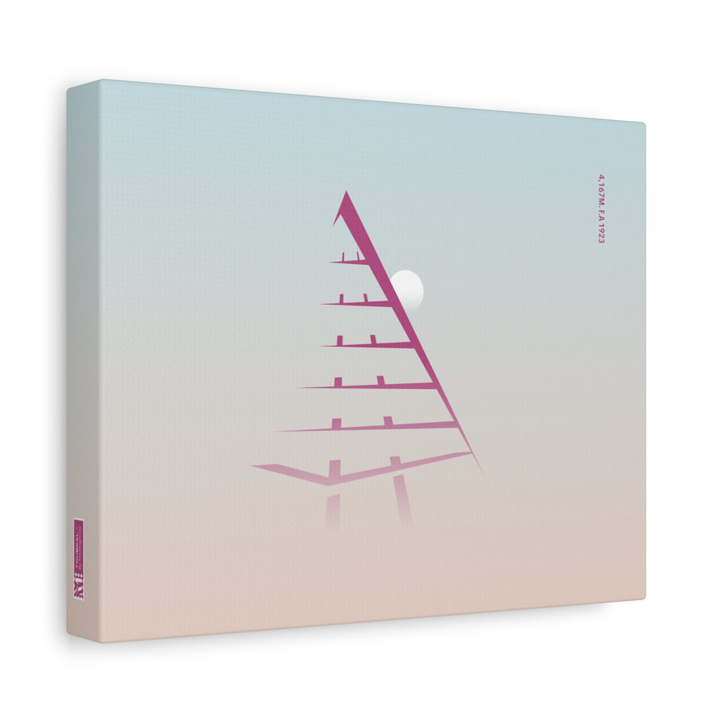 Toubkal — Minimalist High Trig Point Atlas Summit Wall Art