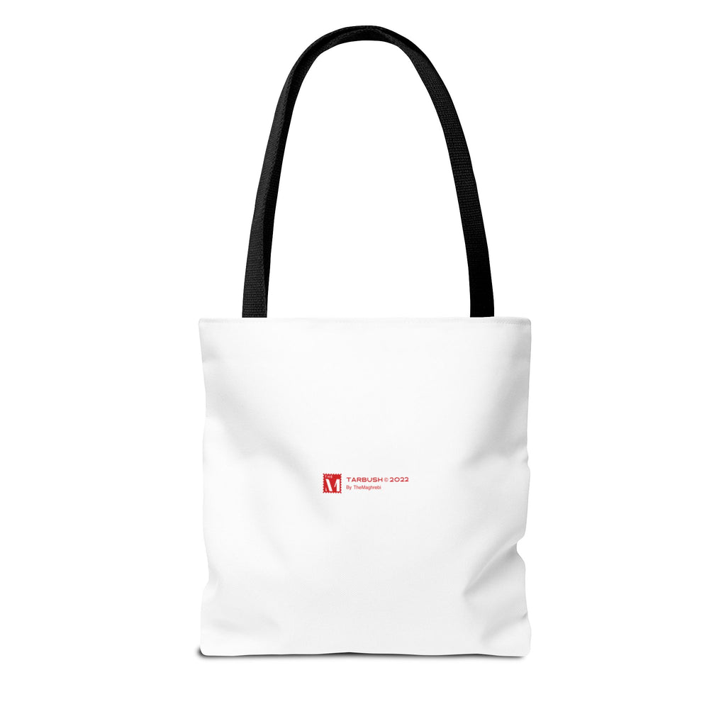 Moroccan Tarbush (Fez) Iconic Canvas Tote Bag - Cultural Chic Carryall