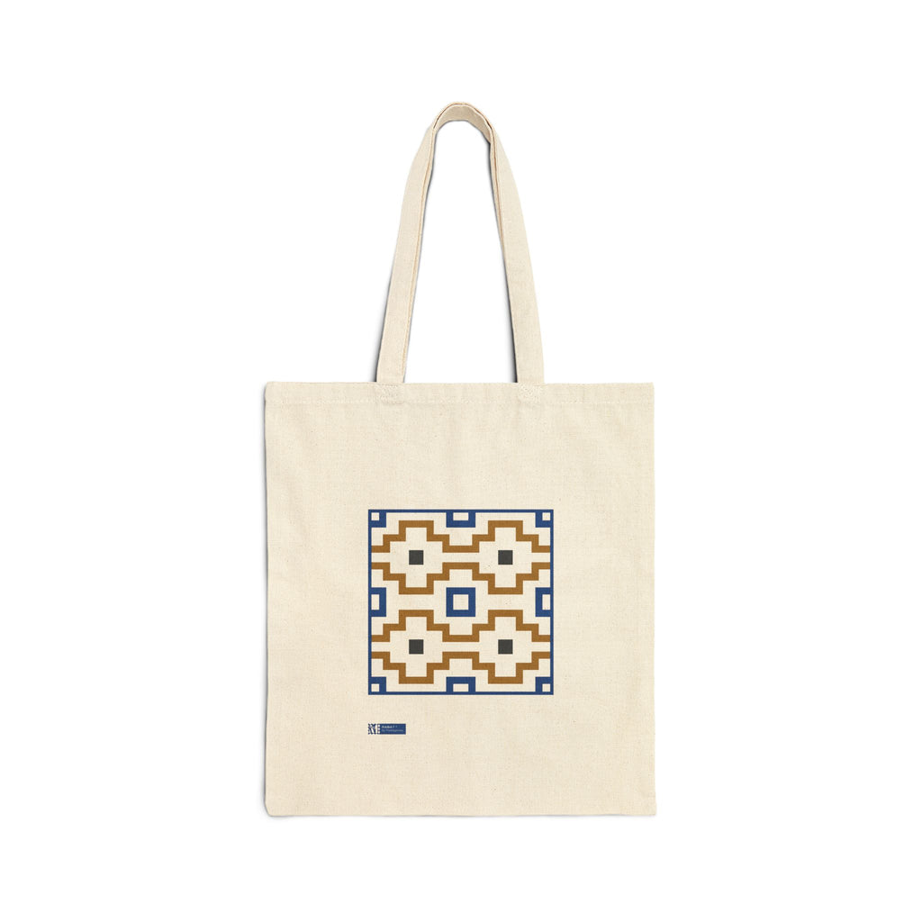 Rabat — Printed Cotton Tote Bag Moroccan Inspired Design Pattern