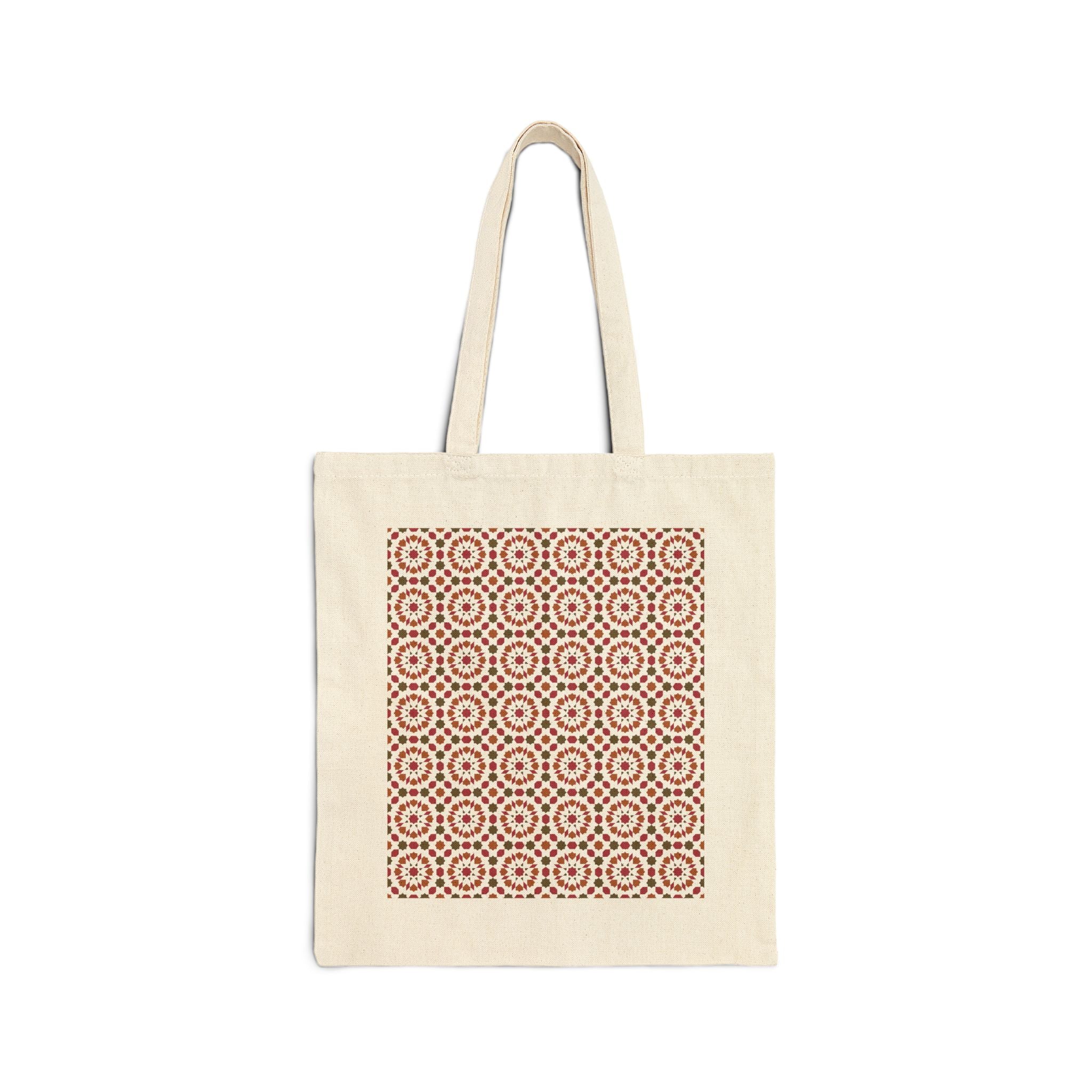 Salon — Printed Cotton Tote Bag Moroccan Inspired Design
