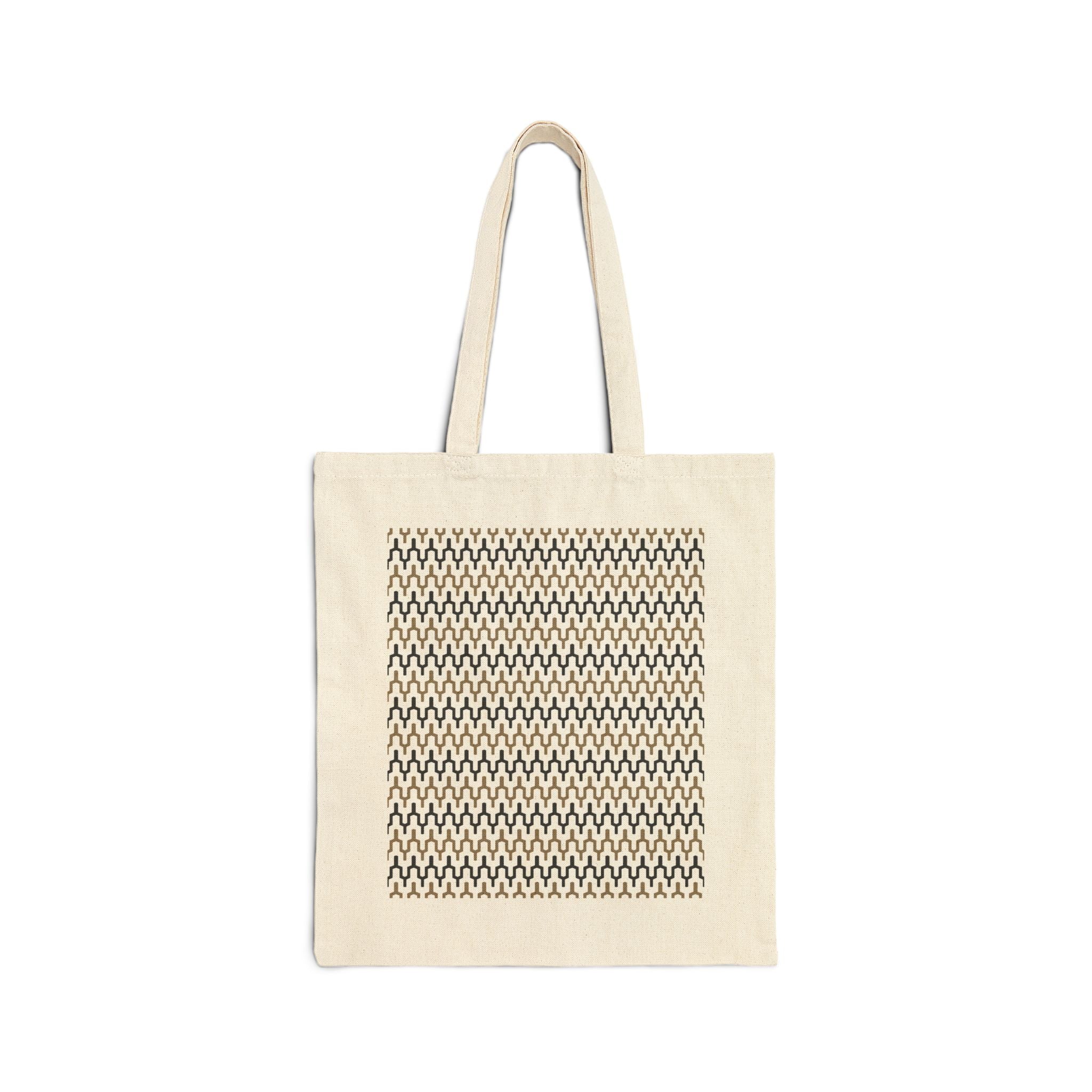Fès – Sac fourre-tout en coton imprimé, motif d'inspiration marocaine