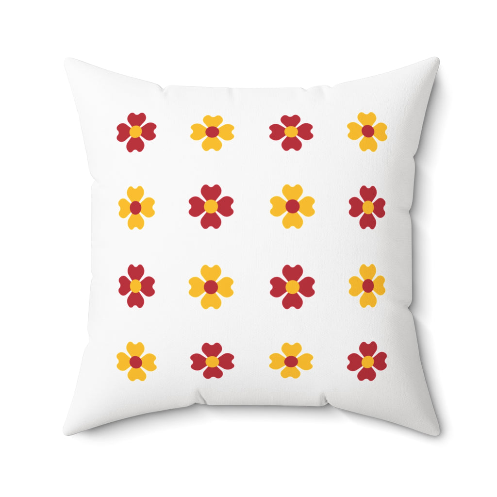 Zemmouri — Traditional Authentic Moroccan Berber Design Square Pillow