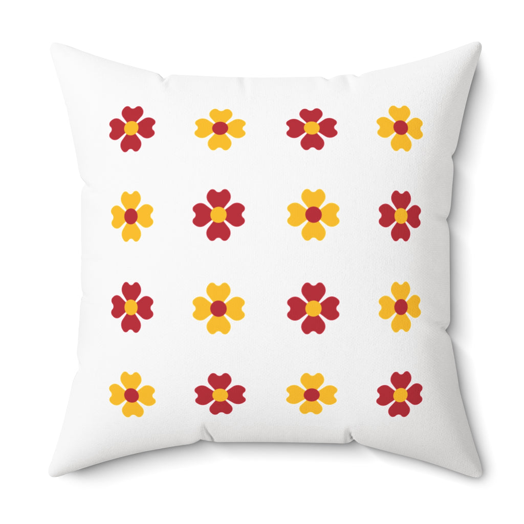 Zemmouri — Traditional Authentic Moroccan Berber Design Square Pillow
