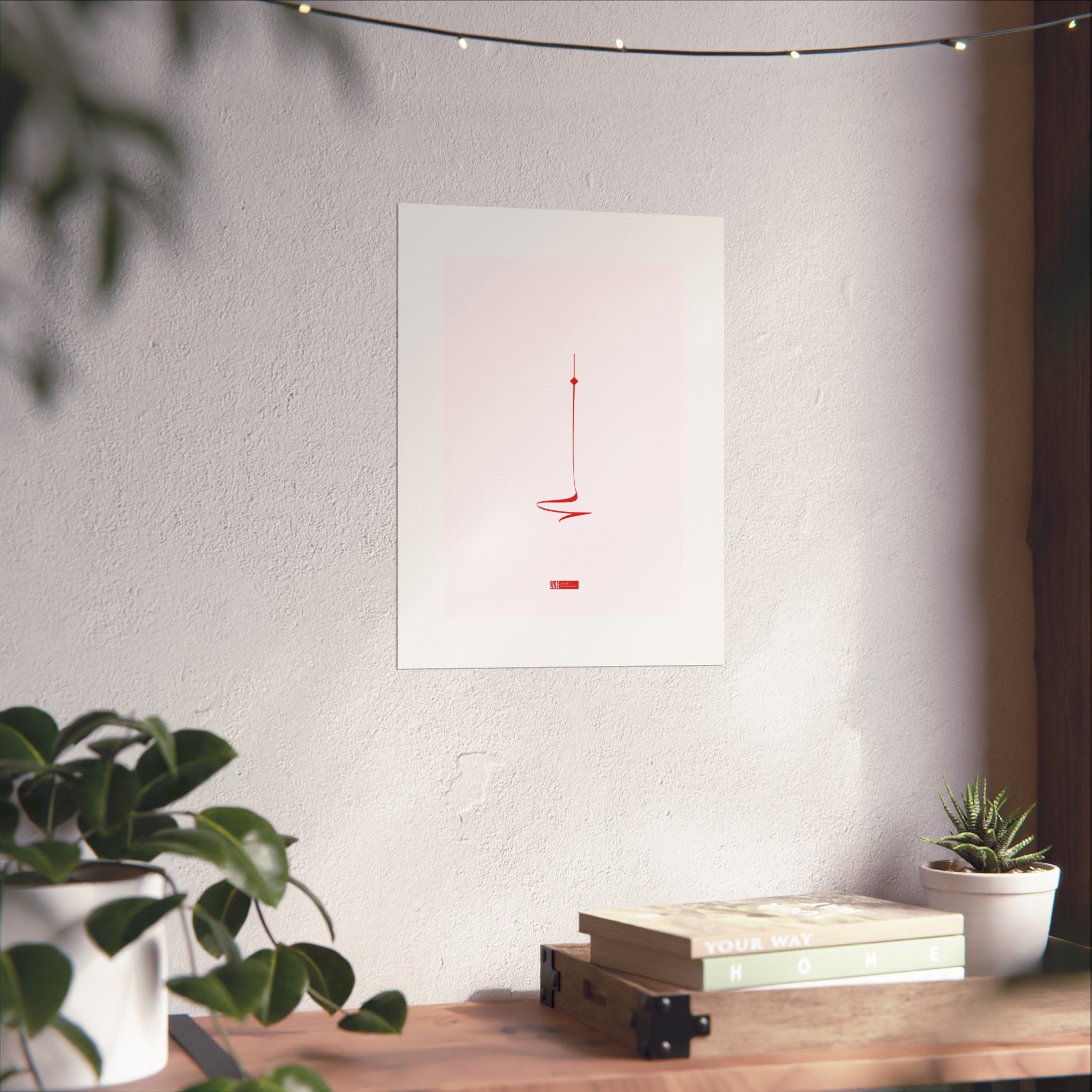 Love — Minimalist Arabic Calligraphy Matte Vertical Poster