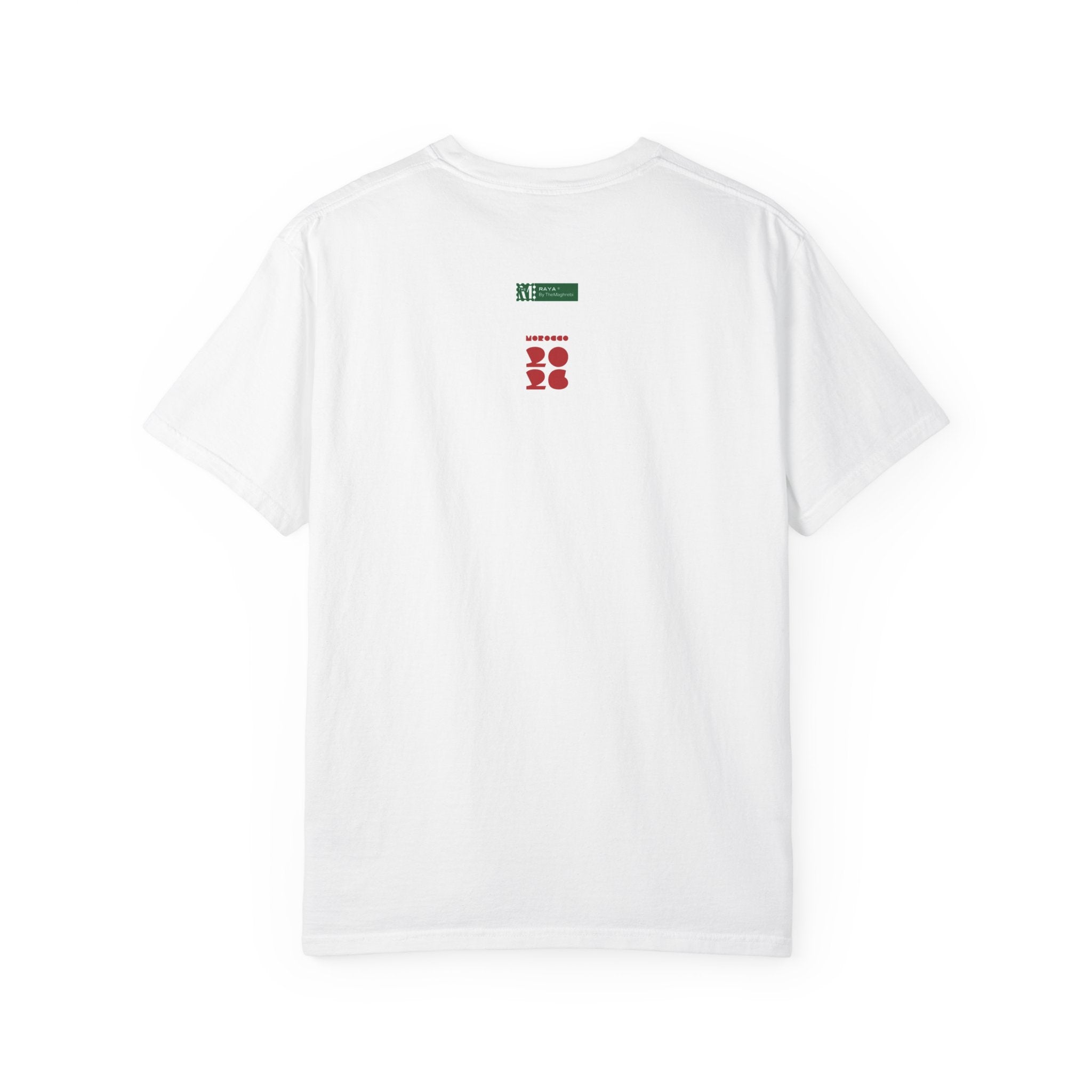 Raya — T-shirt Fierté Lions de l'Atlas Coupe du Monde 2026 Drapeau Maroc