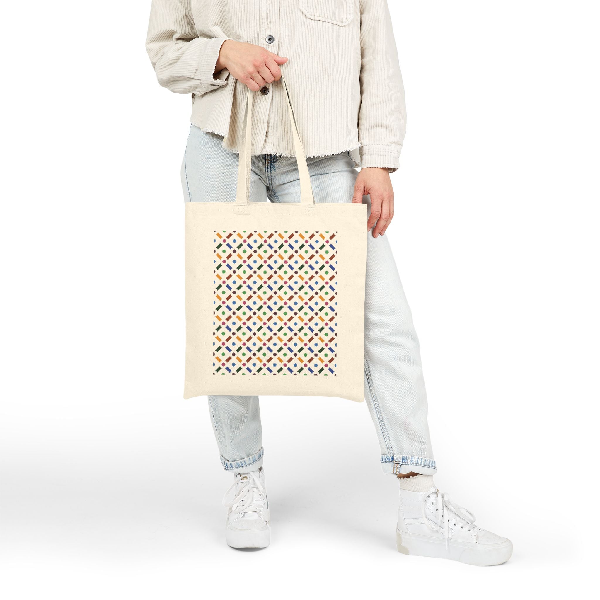 Alhamra — Printed Cotton Tote Bag Moroccan Inspired Design