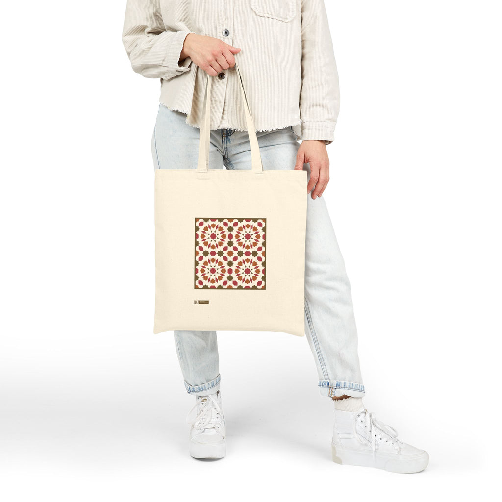 Salon — Printed Cotton Tote Bag Moroccan Inspired Design