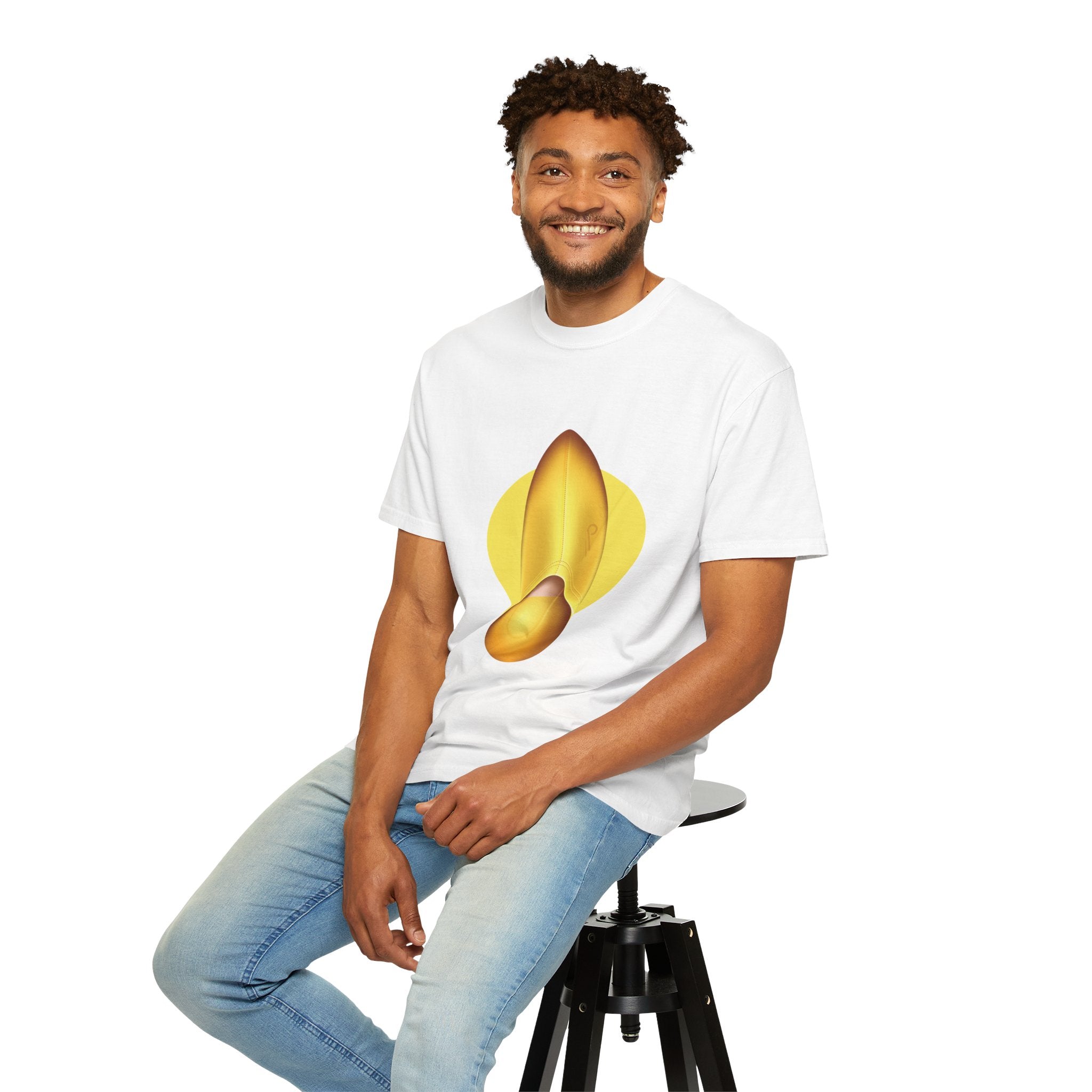 Balgha (Babouches) — Golden Leather Slippers Graphic T-Shirt