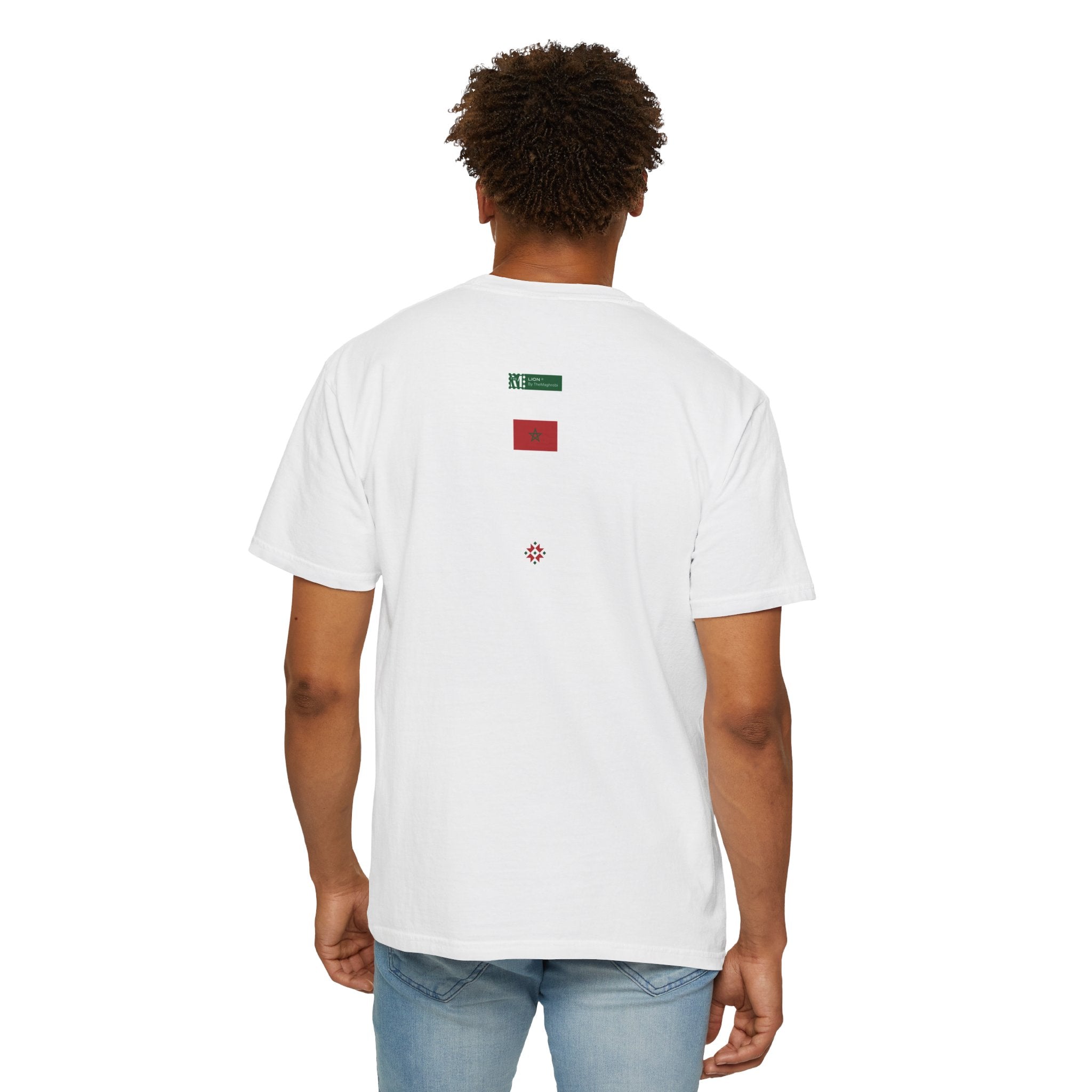Lion — T-shirt supporter football Lions de l'Atlas Coupe du monde 2026 Maroc