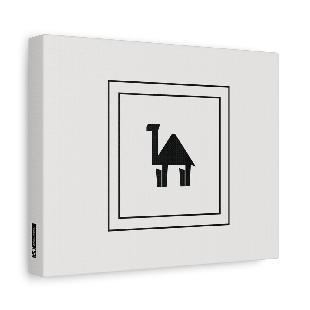 Zemmouri — Minimalist Black Camel Berber Silhouette Wall Art