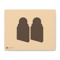 Entrance - Minimalist Tombstone Silhouette Canvas