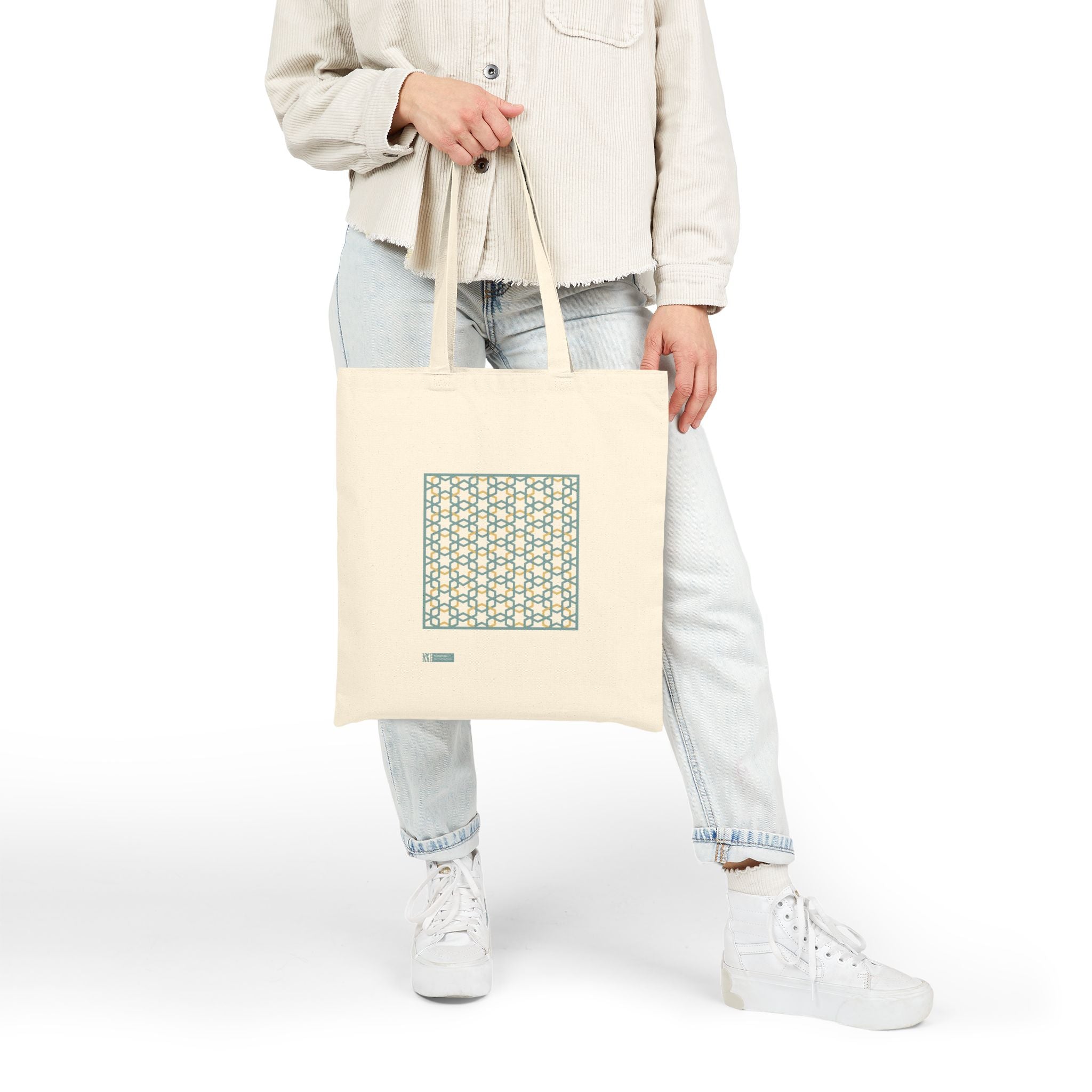 Moorish — Printed Cotton Tote Bag Moroccan Inspired Design