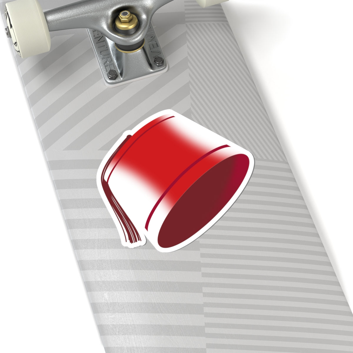 Moroccan Tarbush (Fez) Sticker - Premium Water-Resistant Decal