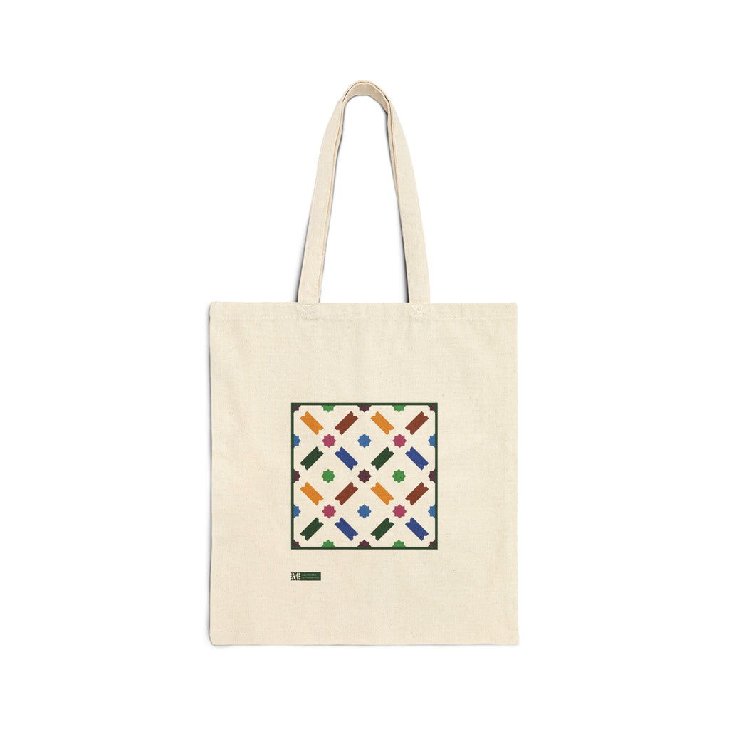 Alhamra — Printed Cotton Tote Bag Moroccan Inspired Design