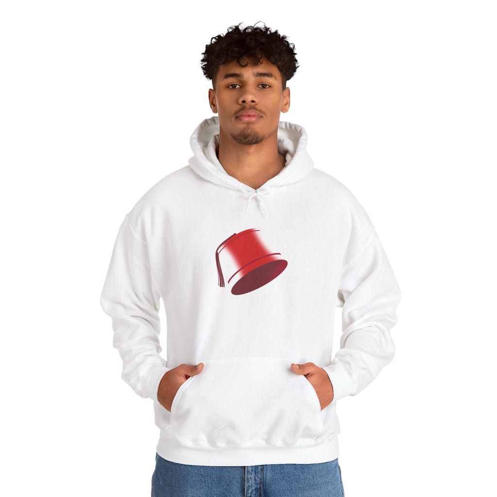 Moroccan Tarbush (Fez) Heritage Hoodie - Cozy Minimalist Sweatshirt