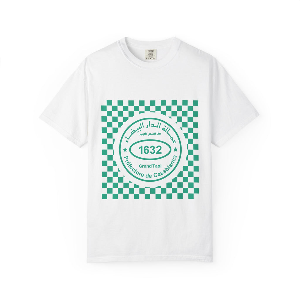Grand Taxi — Casablanca Taxi Door Logo Graphic T-Shirt