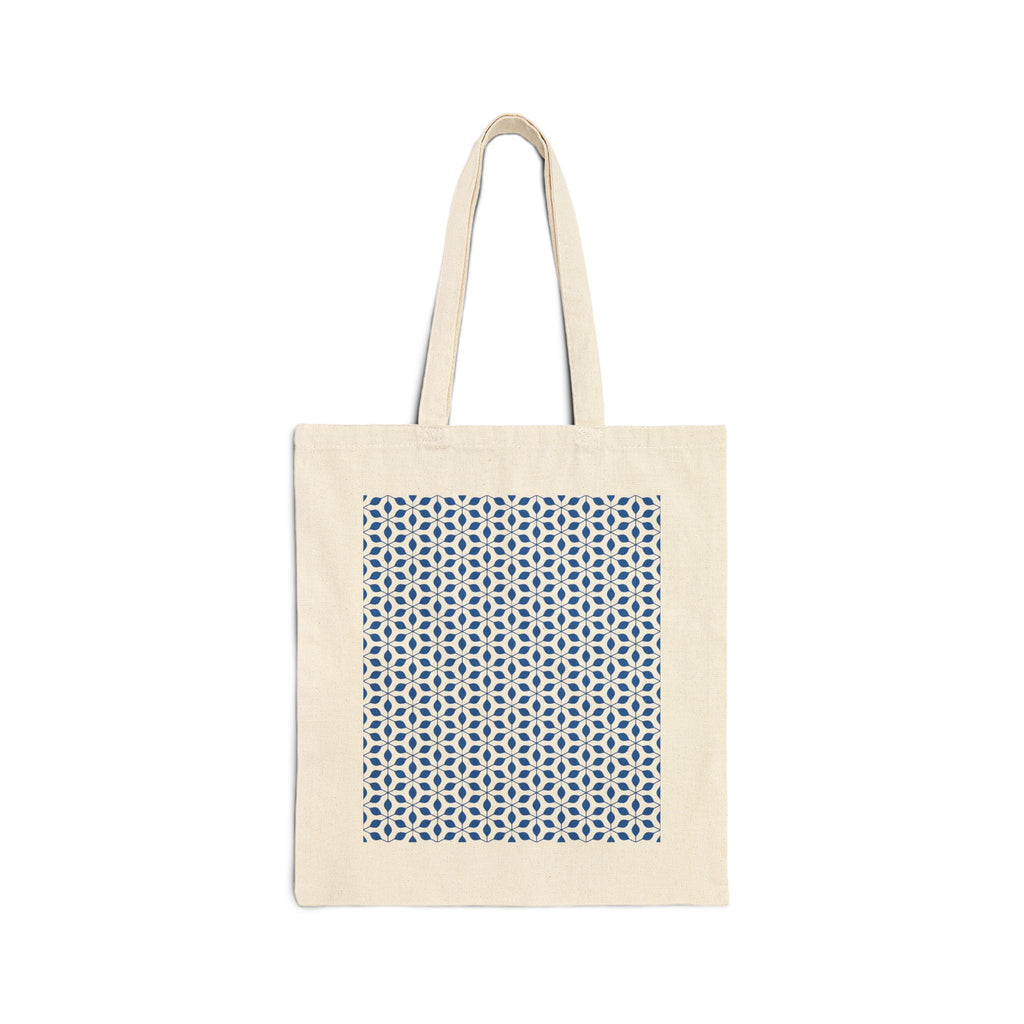 Plava — Printed Cotton Tote Bag Moroccan Inspired Design