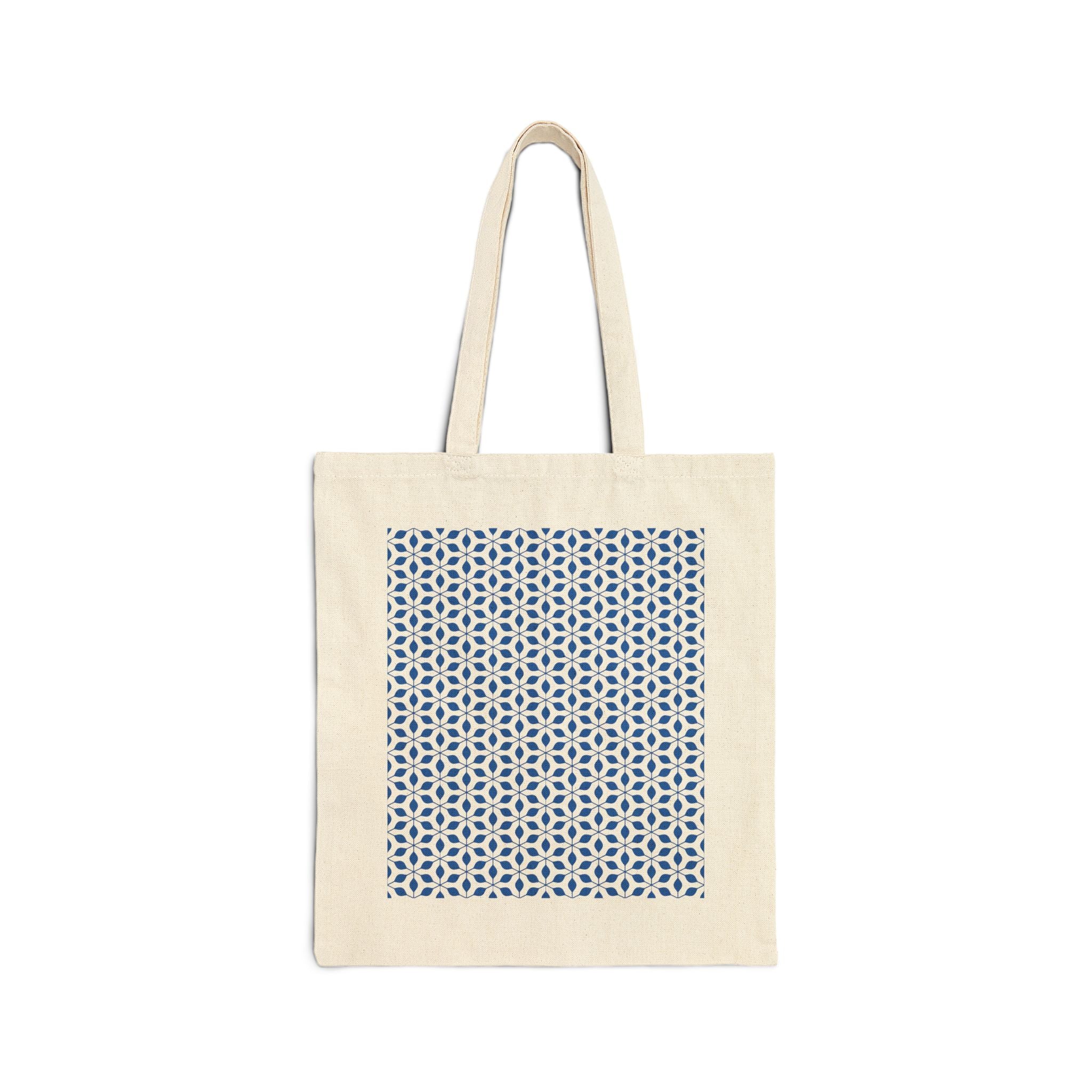 Plava — Printed Cotton Tote Bag Moroccan Inspired Design