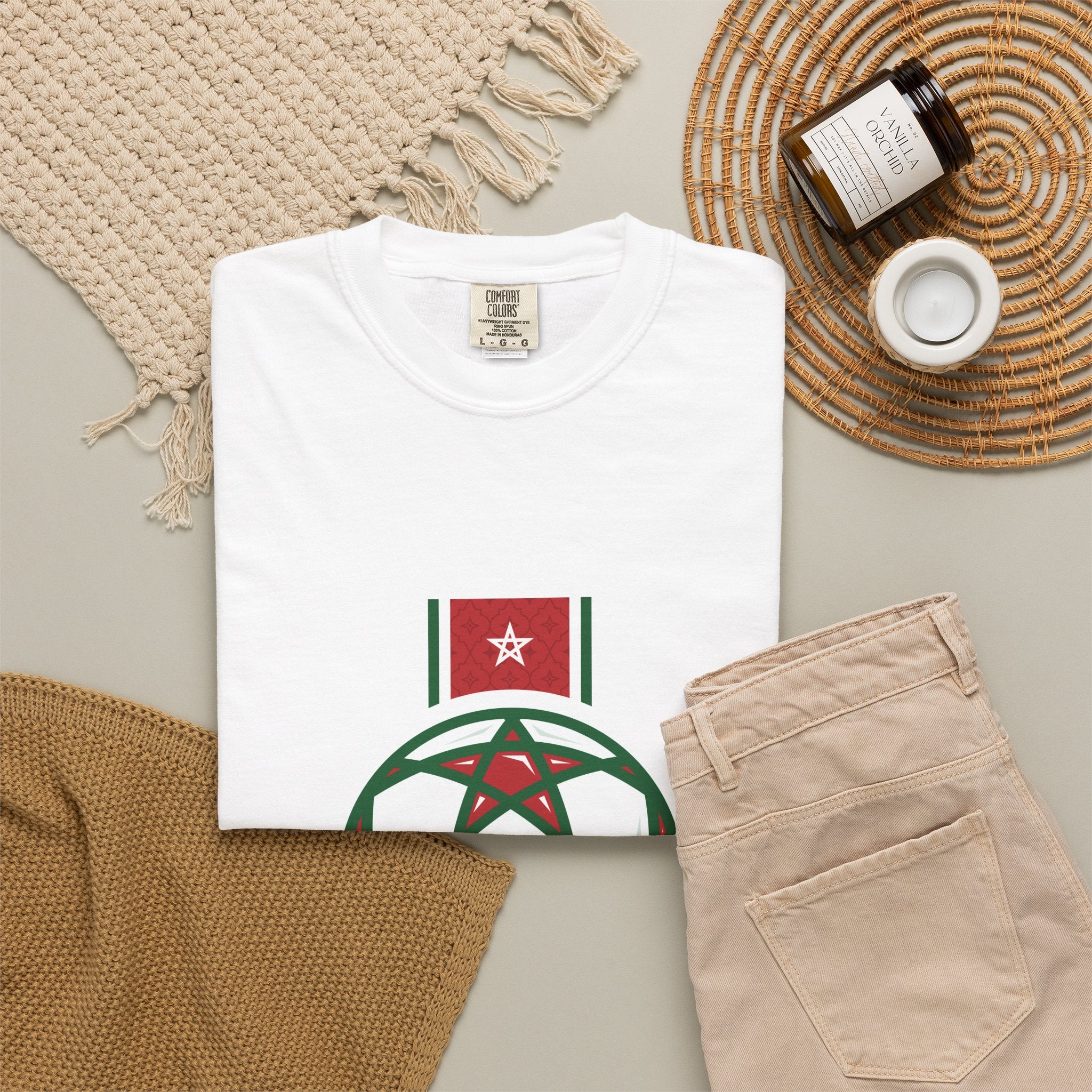 Ballon — Morocco Football World Cup 2026 Atlas Lions Fan T-Shirt