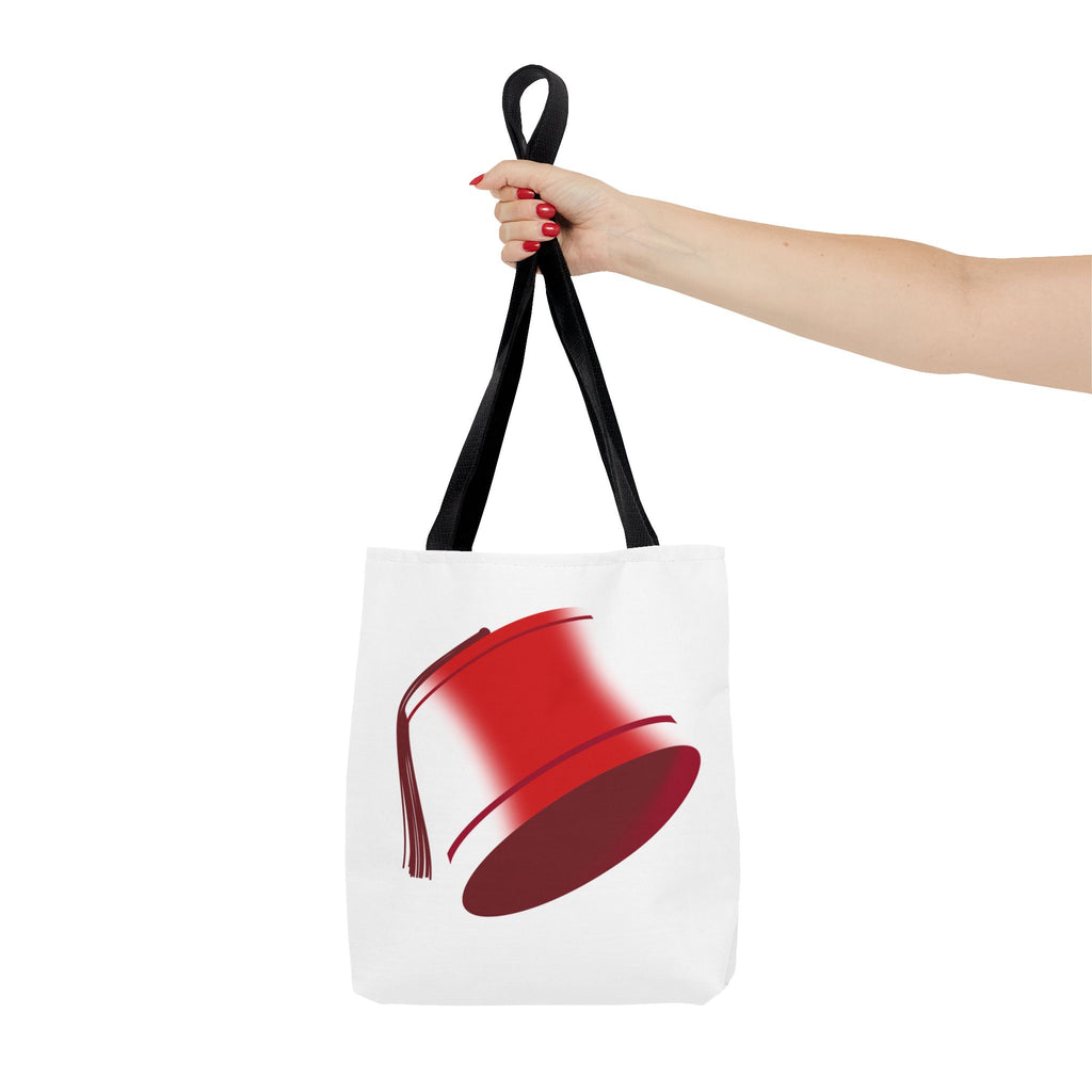 Moroccan Tarbush (Fez) Iconic Canvas Tote Bag - Cultural Chic Carryall