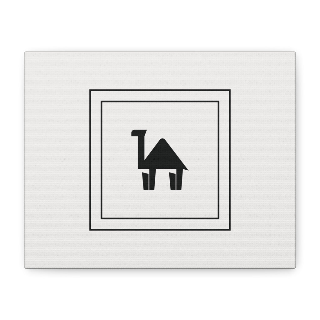 Zemmouri — Minimalist Black Camel Berber Silhouette Wall Art