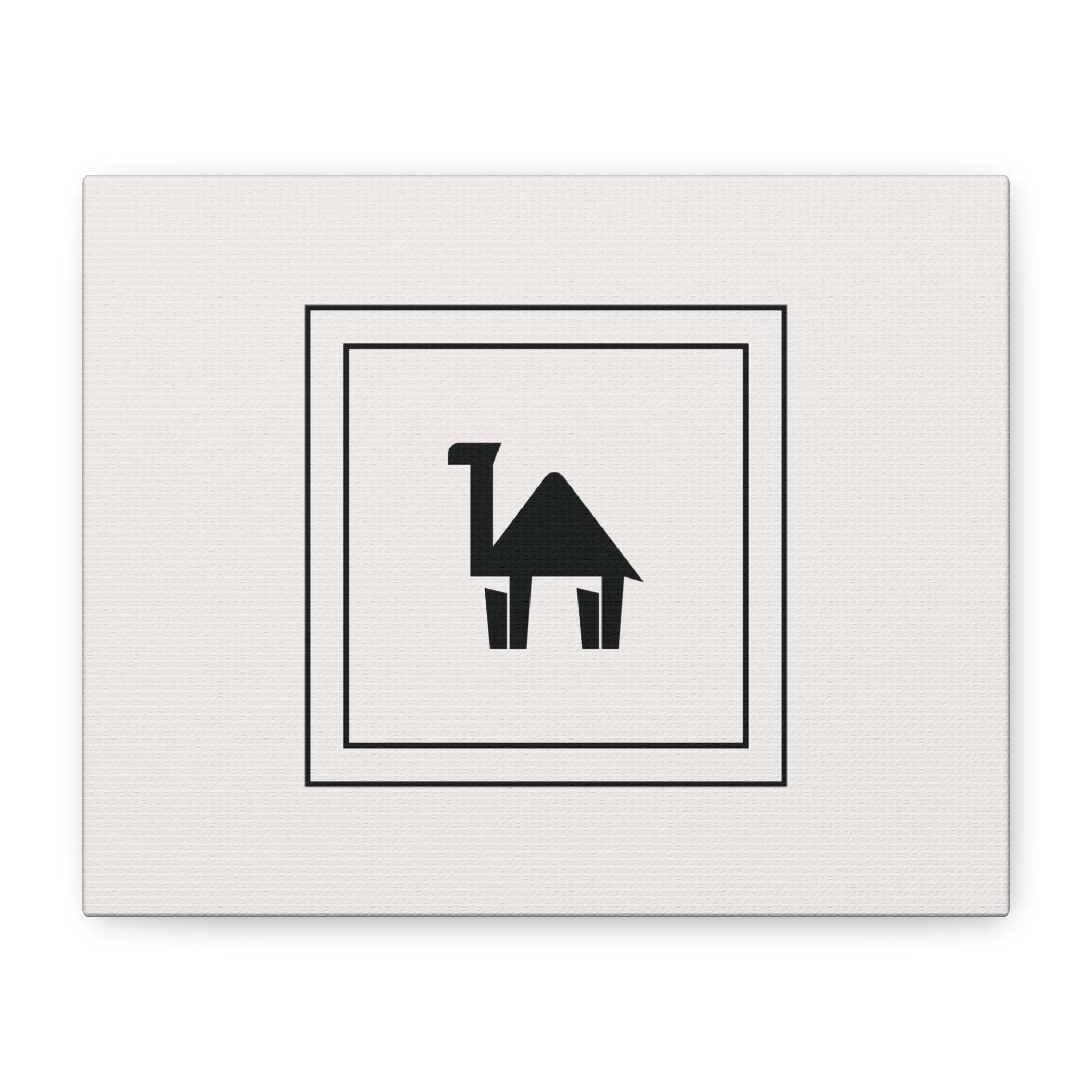 Zemmouri — Minimalist Black Camel Berber Silhouette Wall Art