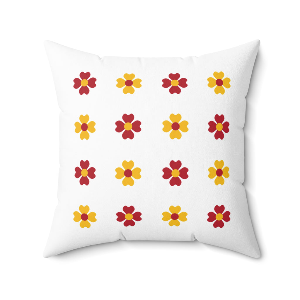 Zemmouri — Traditional Authentic Moroccan Berber Design Square Pillow
