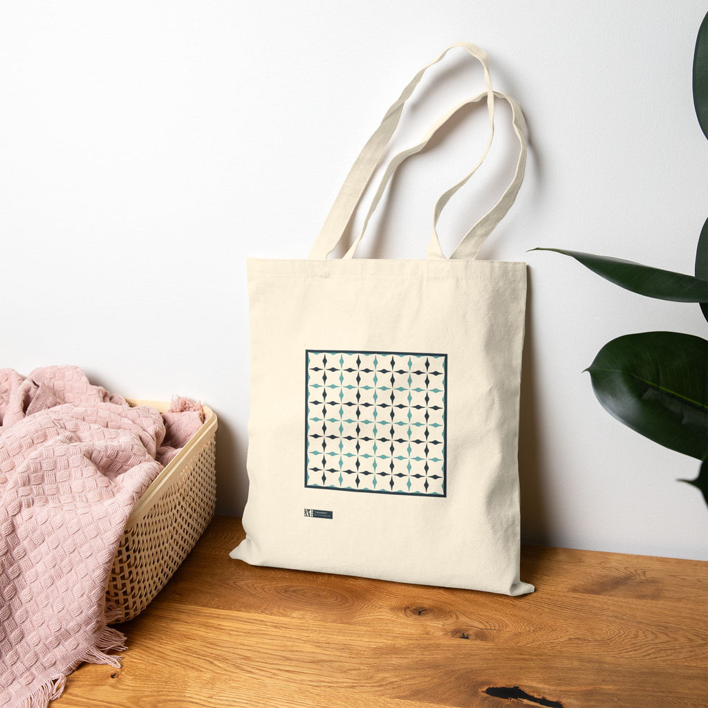 Tanger — Printed Cotton Tote Bag Moroccan Inspired Design