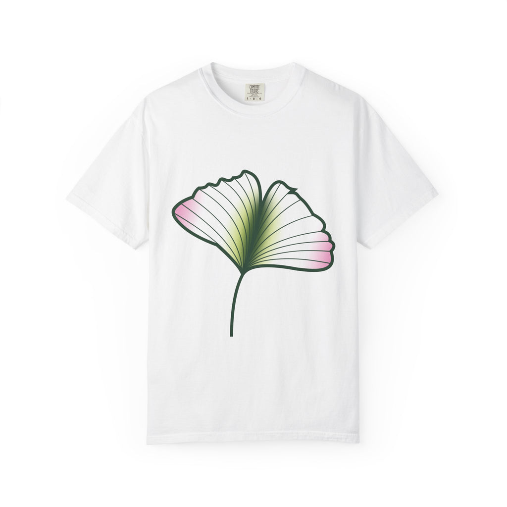 Bakoula — T-Shirt Graphique Botanique Feuille de Mauve Marocaine