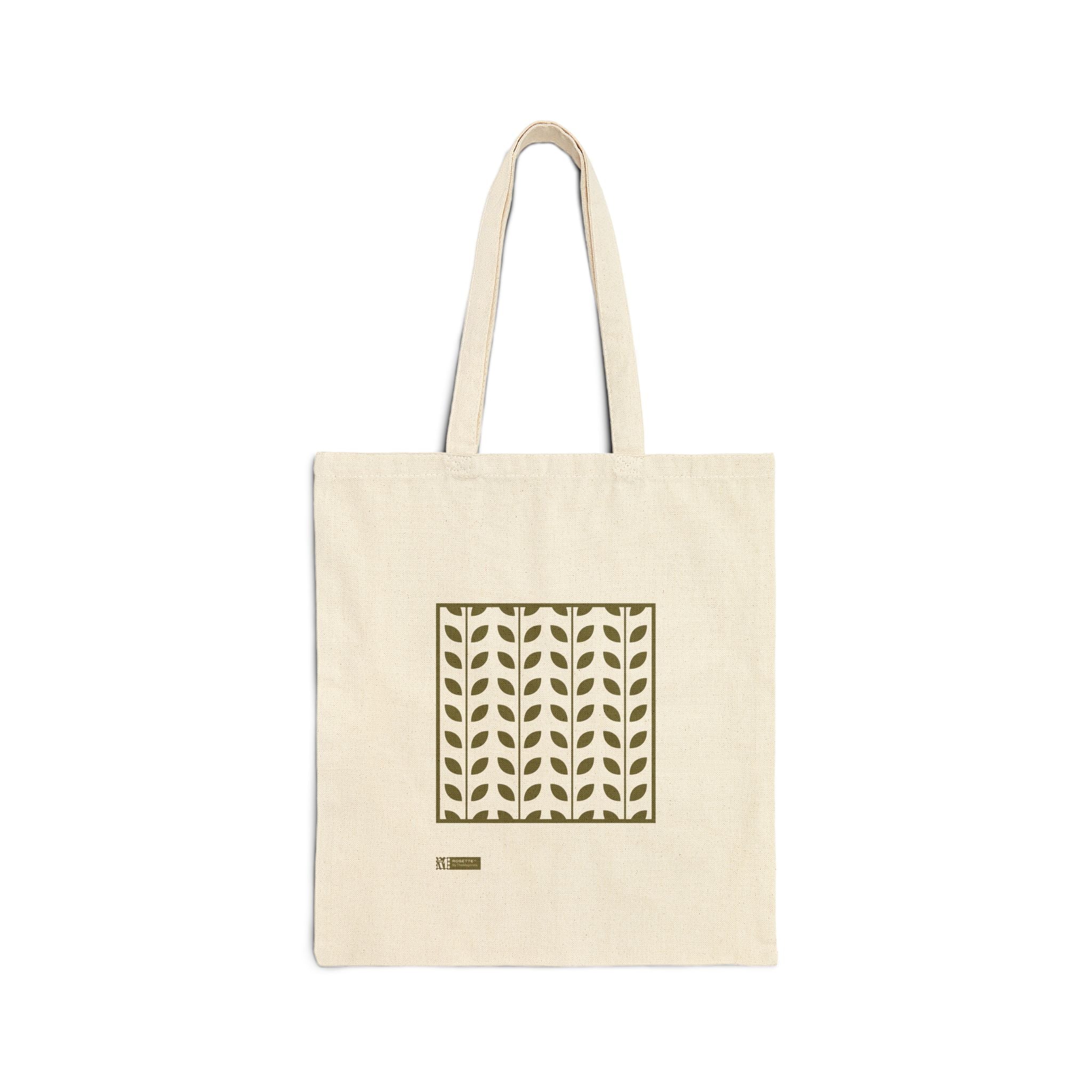 Rosette — Printed Cotton Tote Bag Moroccan Inspired Design Pattern