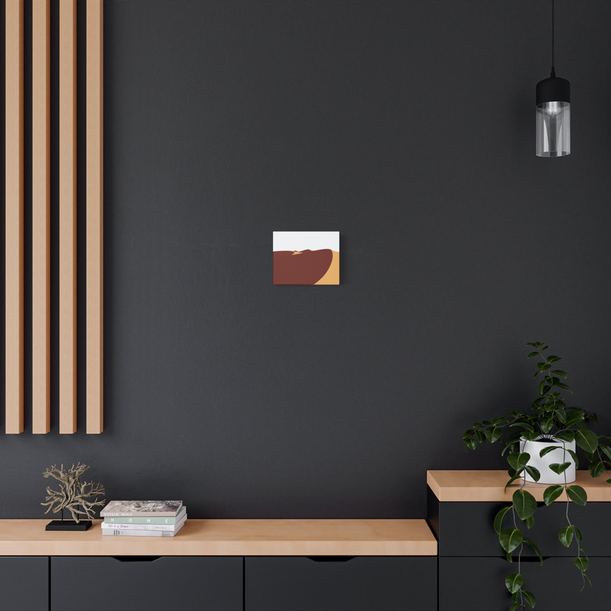 Sahara — Desert Sand Dunes Minimalist Landscape Wall Art