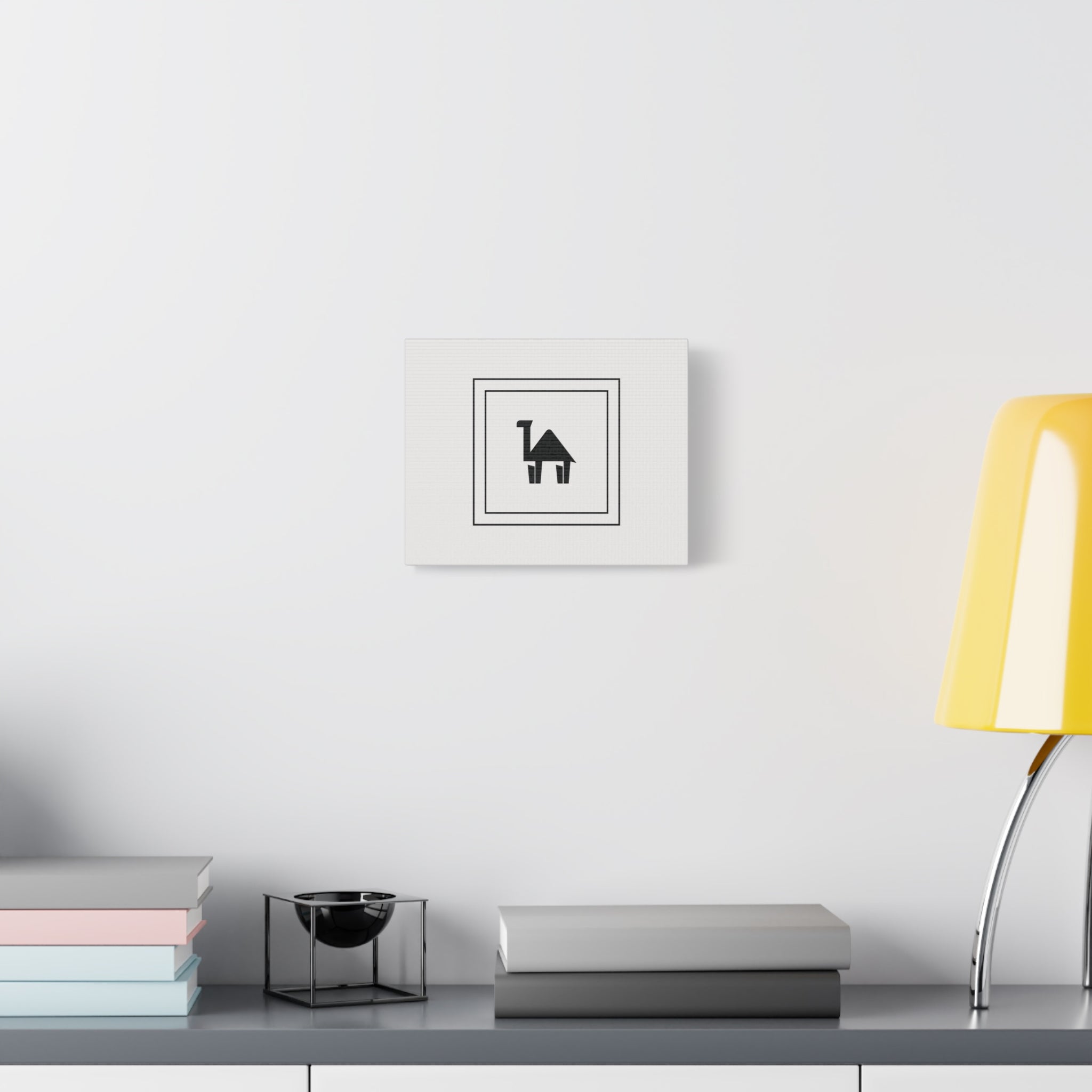 Zemmouri — Minimalist Black Camel Berber Silhouette Wall Art