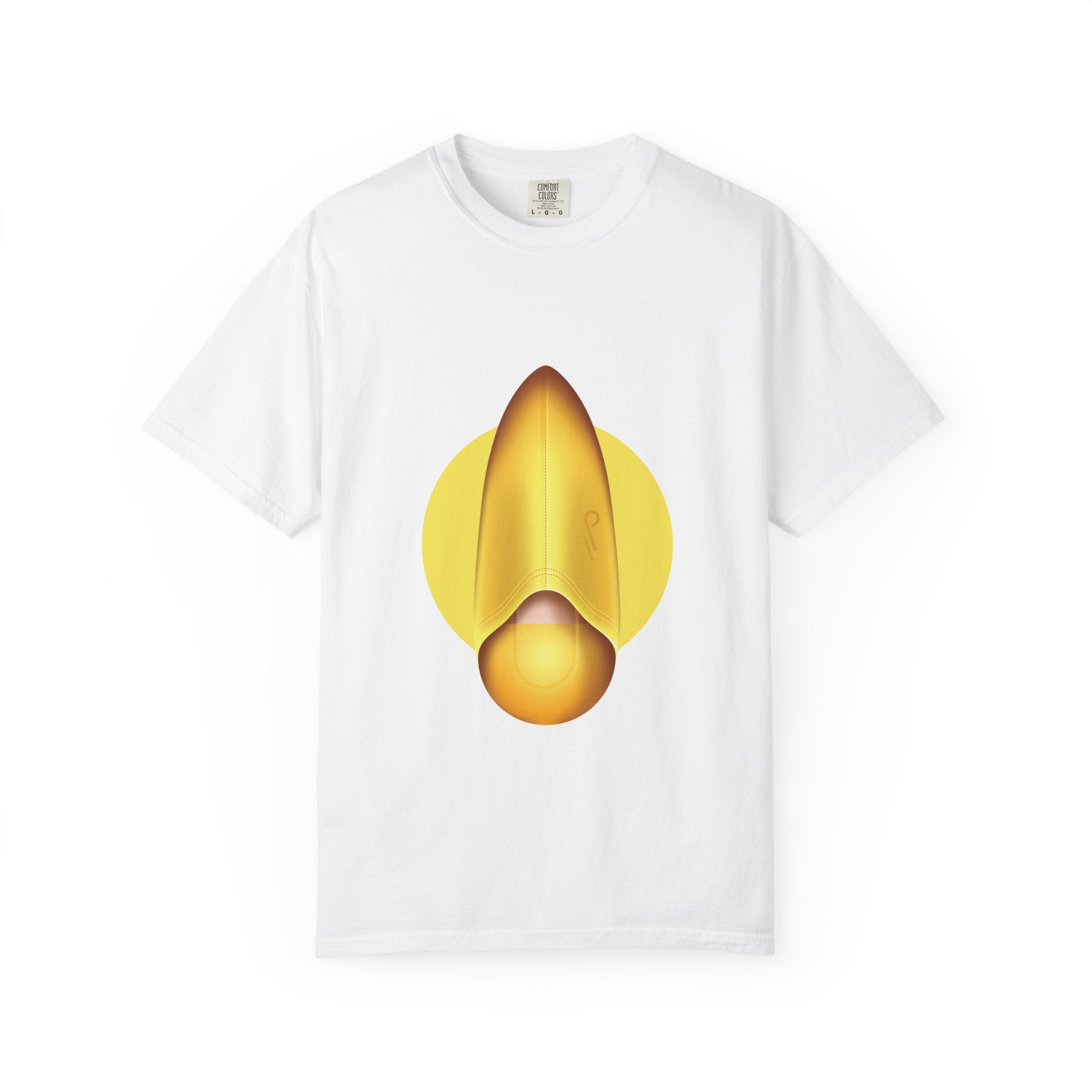 Balgha (Babouches) — T-shirt graphique babouches en cuir doré