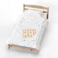 Zemmouri — Traditional Authentic Moroccan Berber Design Plush Blanket