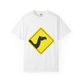 Saharan — Camel Crossing Road Sign Graphic T‑Shirt