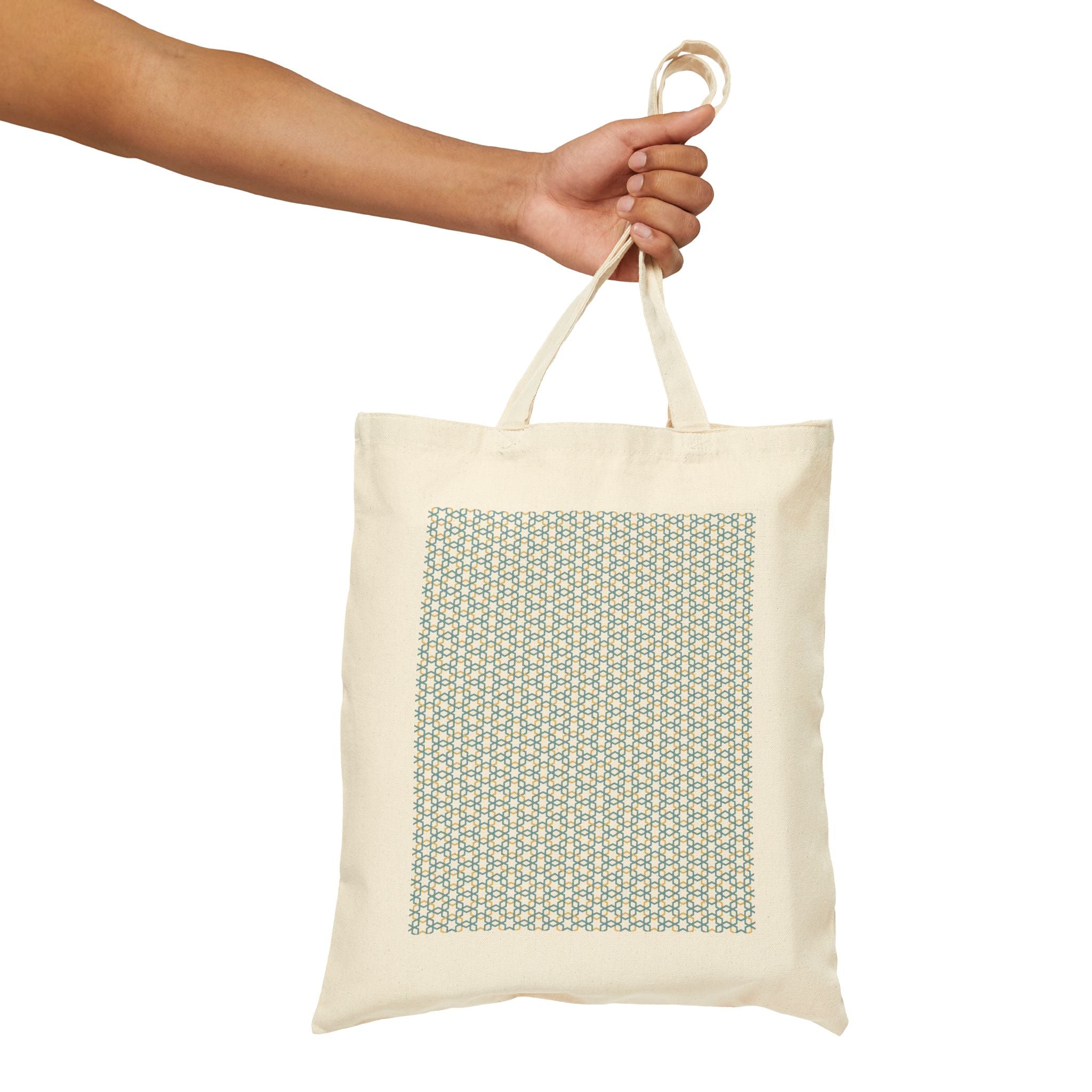 Moorish — Printed Cotton Tote Bag Moroccan Inspired Design